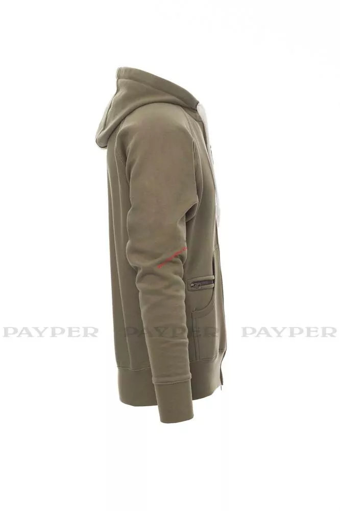Mikina DALLAS+ 000021-0001 PAYPER vojenská zelená 07011