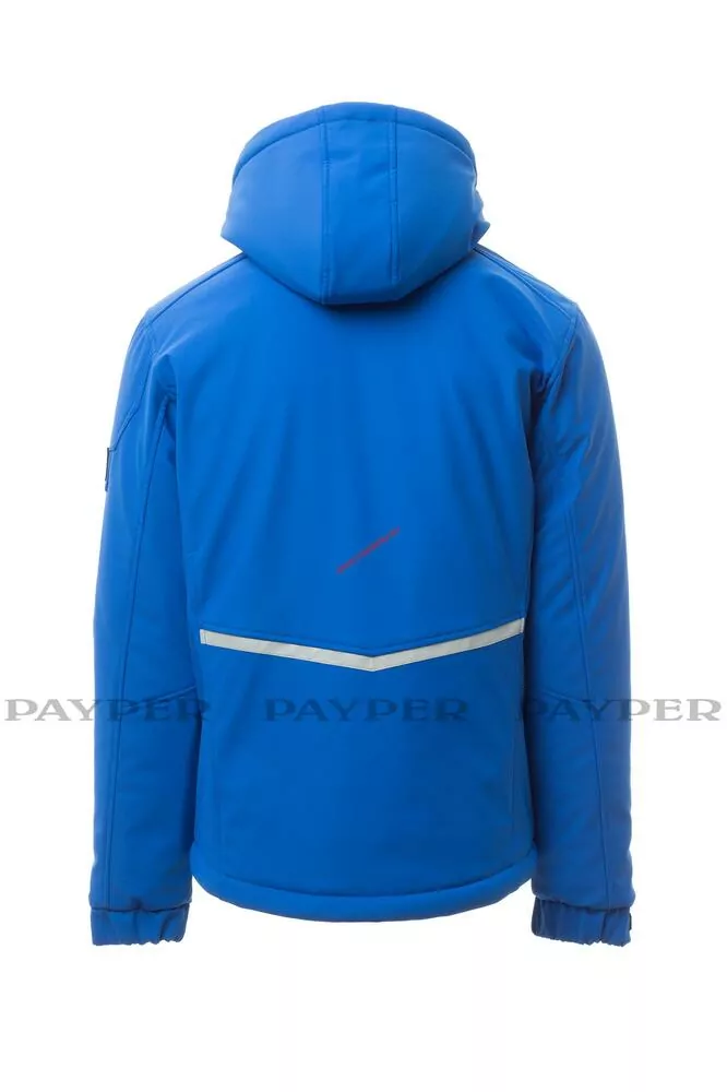 BUNDA SOFTSHELL zateplená PAYPER STREAM PAD S00331-0489 královská modrá 09006