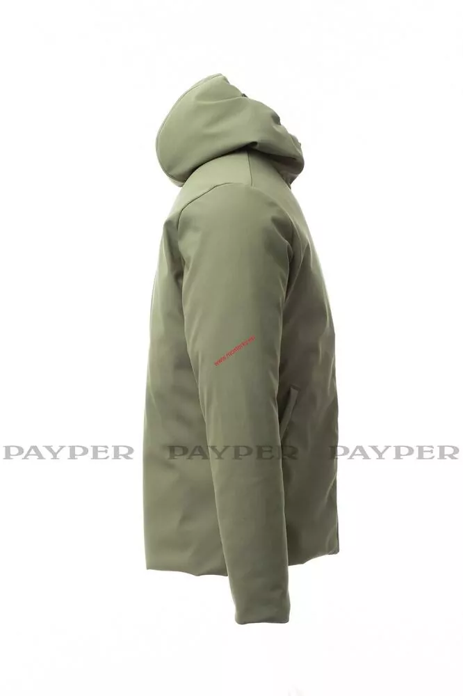 BUNDA SOFTSHELL zateplená PAYPER OREGON 001517-0489 voj. zelená