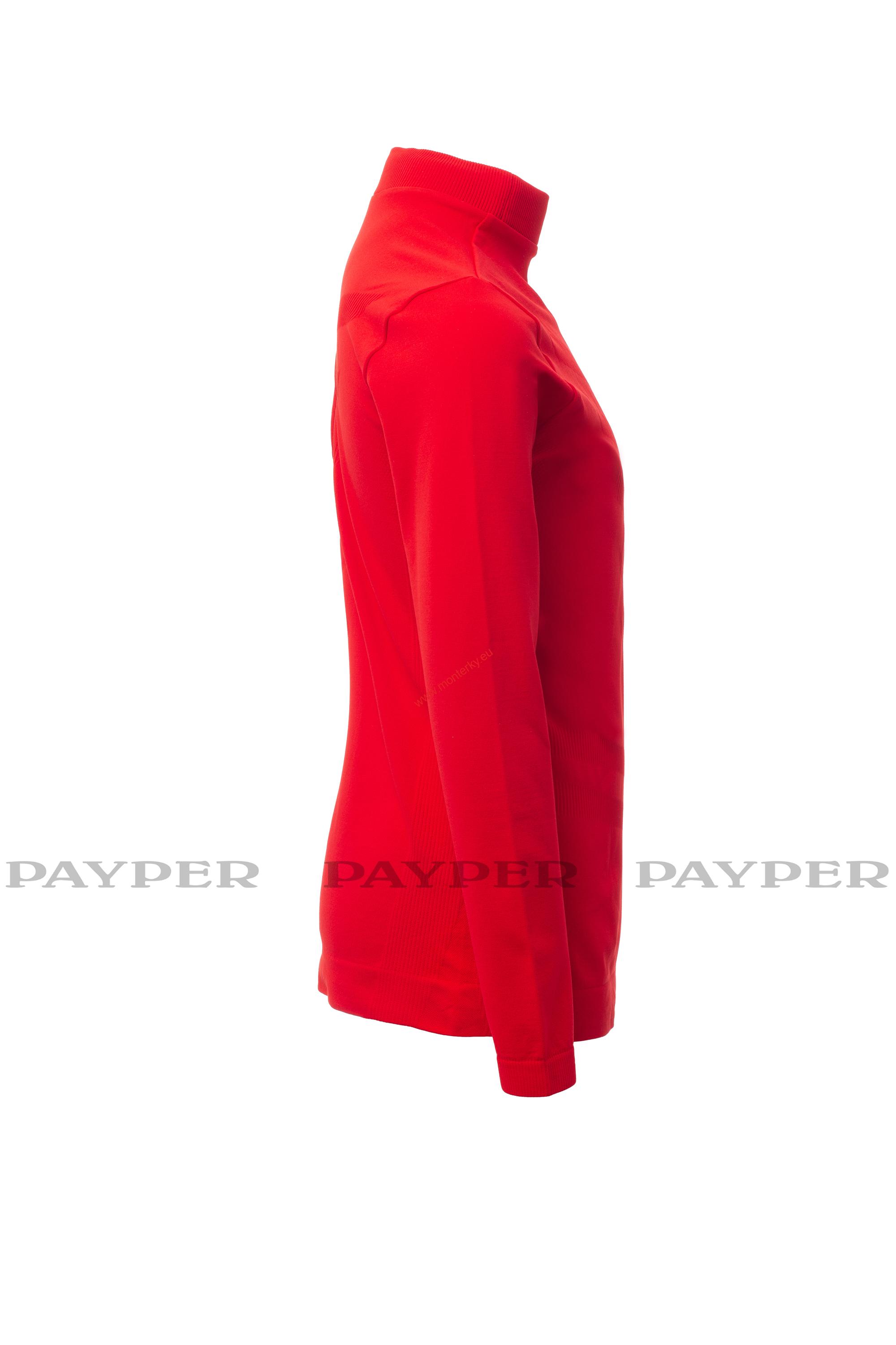 DĚTSKÉ FUNKČNÍ TRIČKO TPLAYER, DL. RUKÁV, payper ČERVENÉ S00686-P147/03000
