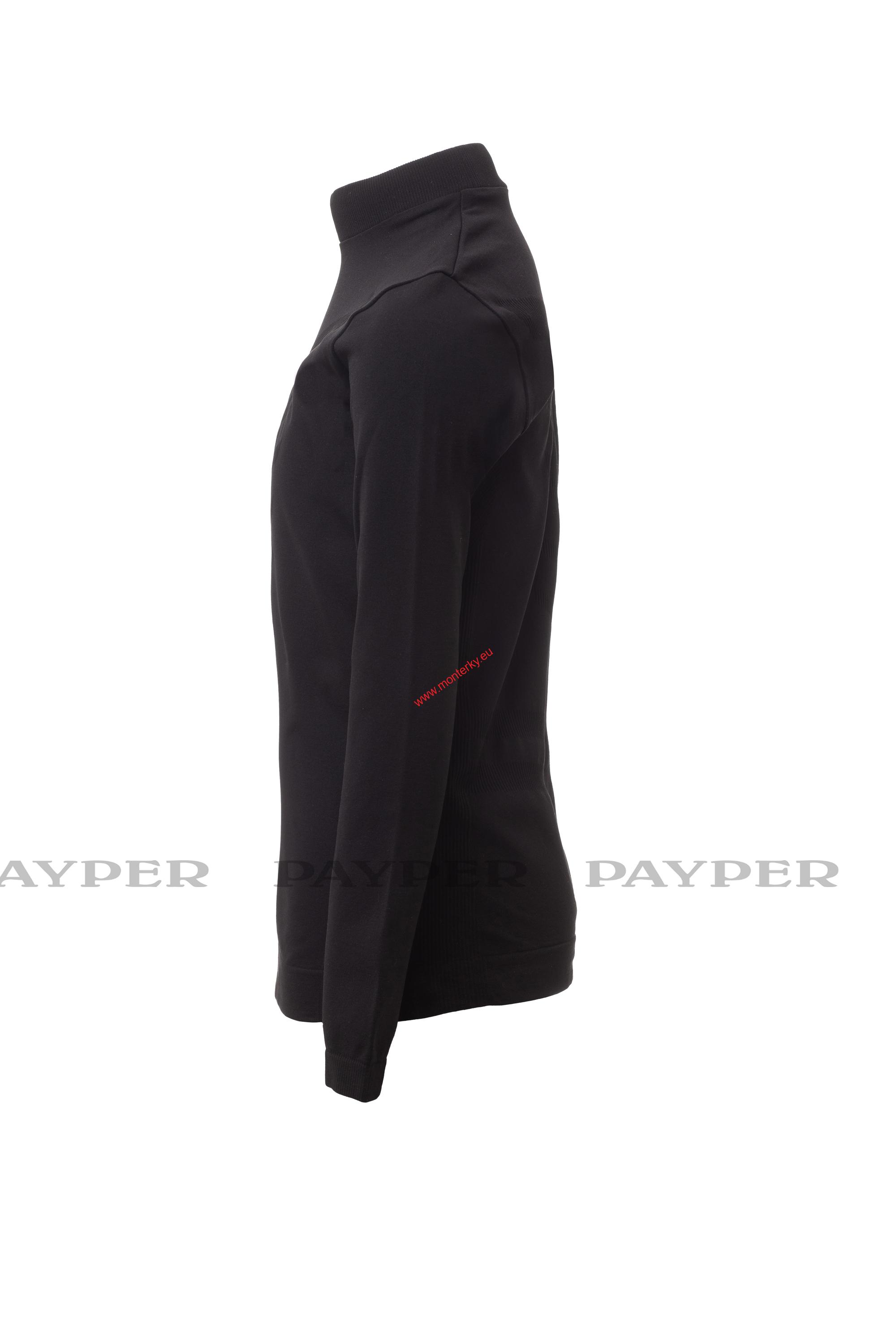DĚTSKÉ FUNKČNÍ TRIČKO TPLAYER, DL. RUKÁV, payper ČERNÉ S00686-P147/14000