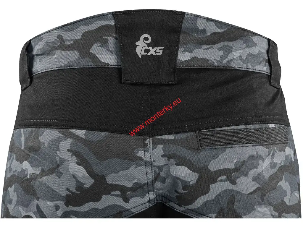 Kalhoty CXS SOLIS, pánské, maskáčovo-černé canis 1020-130-736