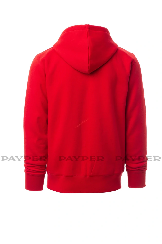 Mikina pánská s kapucí PONTIAC S00644-0544/03000 ČERVENÁ Payper XXS-5XL
