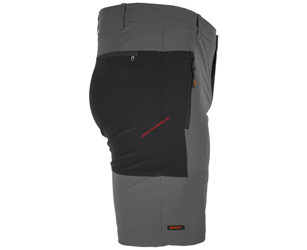 Kraťasy KRATOS Shorts grey/black bennon 1001120020 