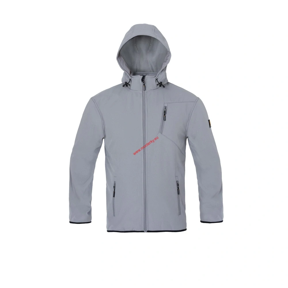 Pánská bunda SOFTSHELL TUNDRA S šedá procera
