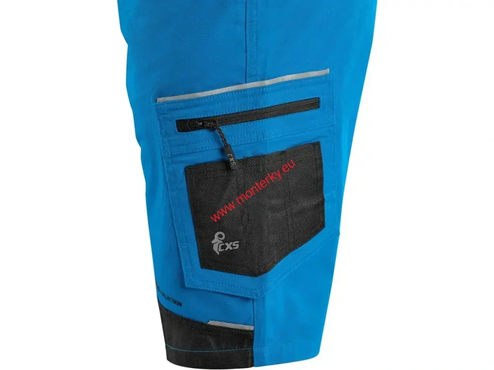 Kraťasy CXS SOLIS FLEX, pánské modro-černé canis 1060-130-411