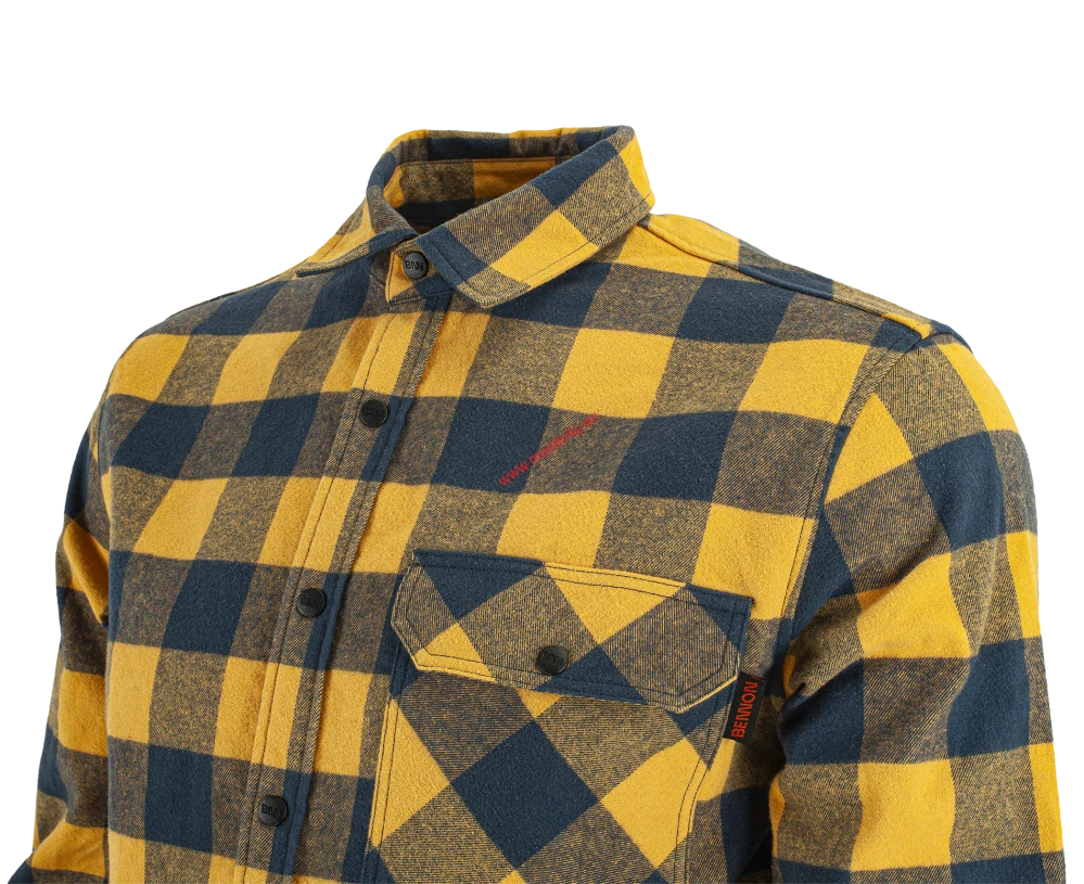KOŠILE PIPPO Shirt ocher/blue bennon 1046200089