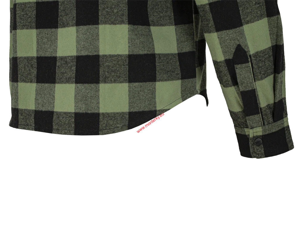 KOŠILE PIPPO Shirt khaki/black bennon 1045200052