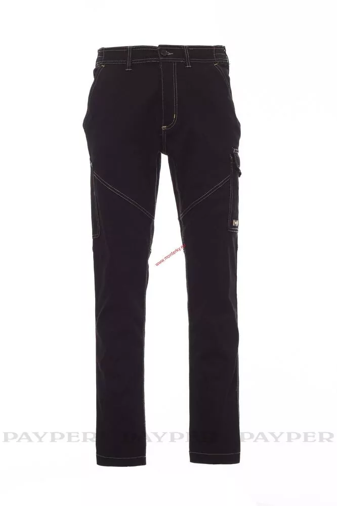 Kalhoty WORKER STRETCH 001199-0376 ČERNÉ 14000 XXS-5XL