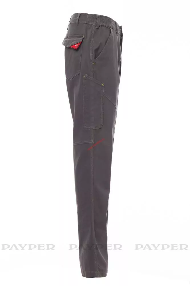 Kalhoty WORKER STRETCH 001199-0376-šedé KOUŘOVÁ 13007, XS-5XL