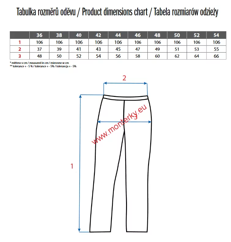 Kalhoty CXS TRENTON, zimní softshell, dámské 1420-004-800