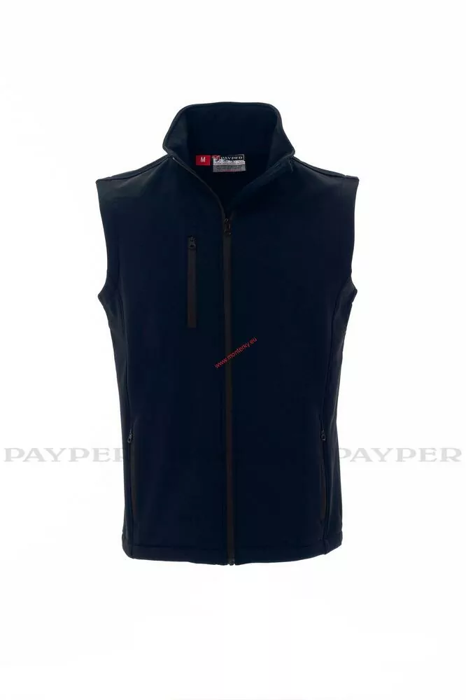 Softshellová vesta PAYPER, GLASGOW 1363-0355 NÁMOŘNICKÁ MODRÁ 08007, 4XL,5XL