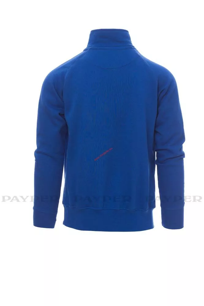 Mikina MIAMI+000001-0001 půlzip KRÁLOVSKÁ MODRÁ 09000 až 5XL