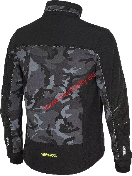 Pánská softshellová CAMOS JACKET BLACK/GREY 0746180062