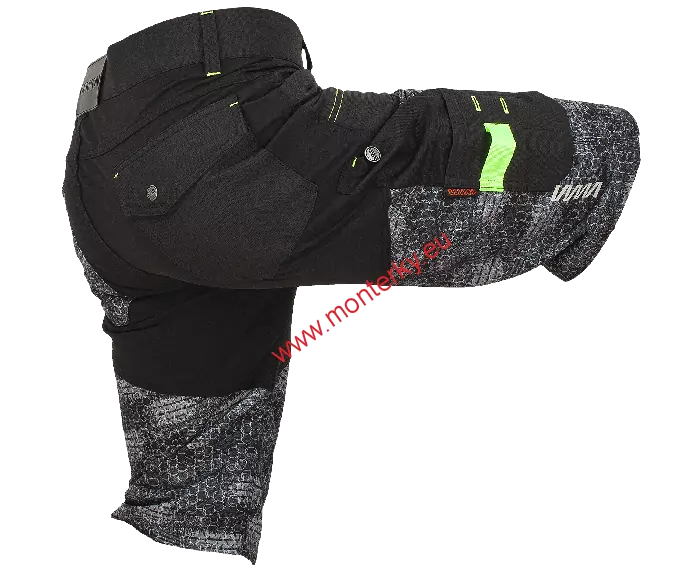 Kraťasy strečové  pracovní PREDATOR SHORTS 0728120062 BLACK/GREY