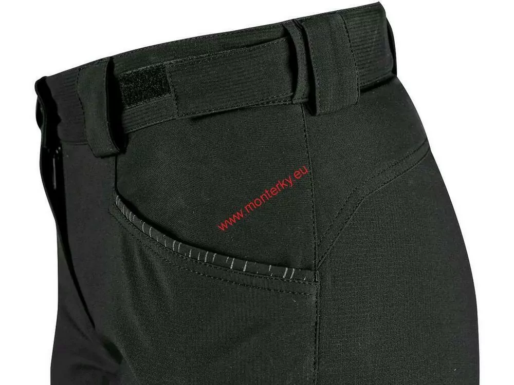 KALHOTY CXS AKRON, DÁMSKÉ, SOFTSHELL, ČERNÉ 1430-006-800