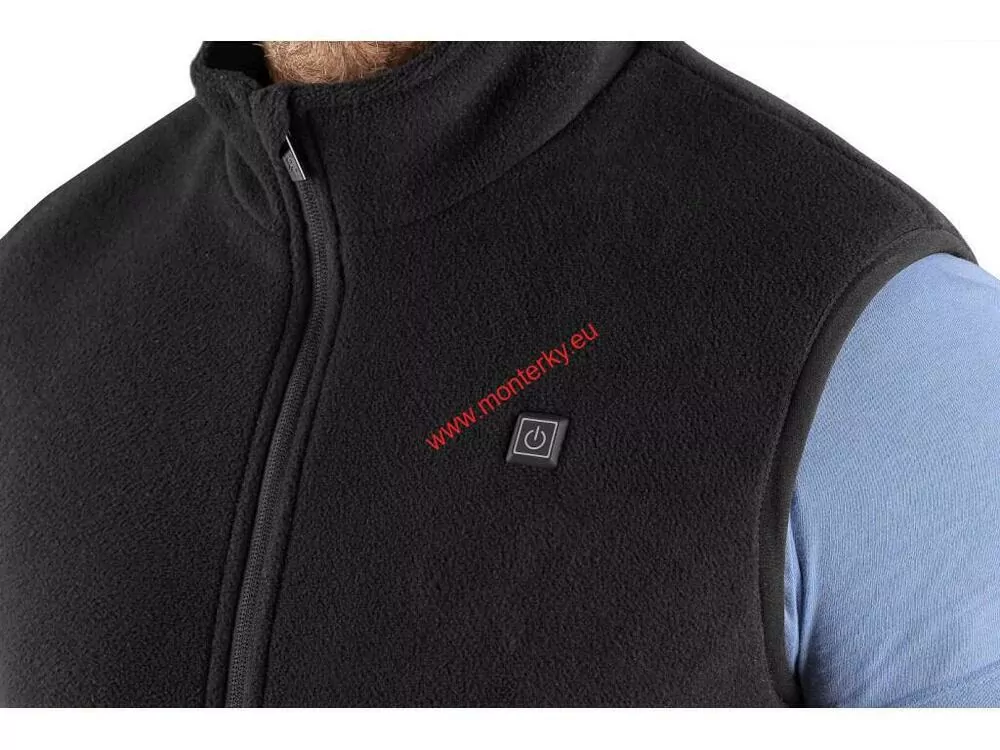 Vesta vyhřívaná CXS ANTARKTIDA fleece černá 1121-001-800