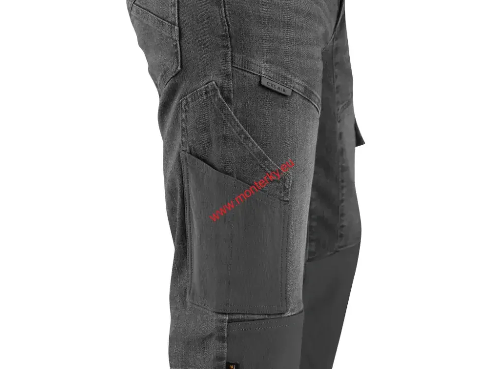 KALHOTY JEANS CXS ALBI, PÁNSKÉ, ŠEDÉ CANIS 1490-303-700