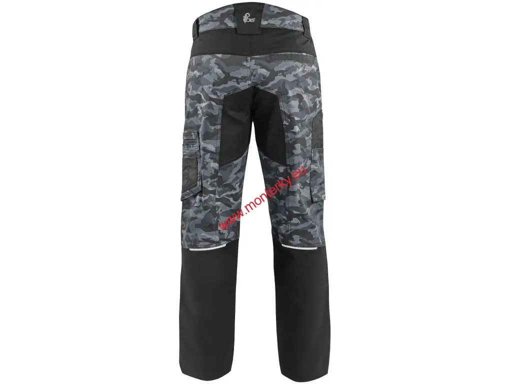 Kalhoty CXS SOLIS, pánské, maskáčovo-černé canis 1020-130-736