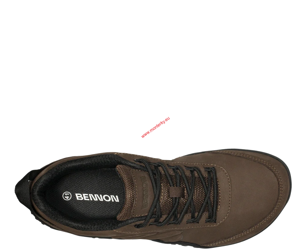 Obuv Barefoot Leather Black/brown bennon 1037060059