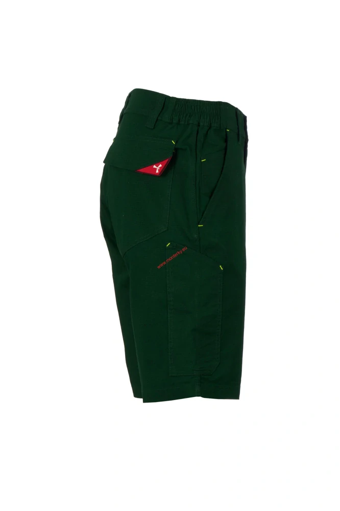 ŠORTKY SERVICE S00328-P055/07000 ZELENÁ strečové až 5XL
