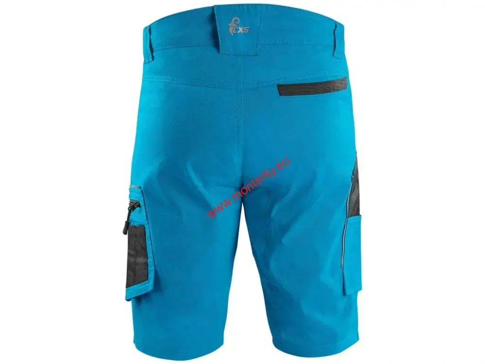 Kraťasy CXS SOLIS FLEX, pánské modro-černé canis 1060-130-411