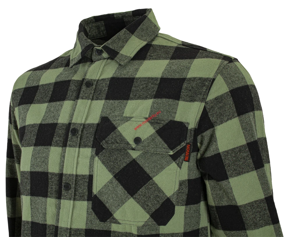 KOŠILE PIPPO Shirt khaki/black bennon 1045200052
