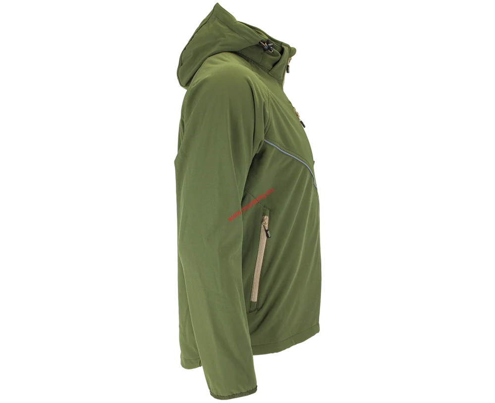 Bunda softshellová zateplená FORCE Jacket green/sand bennon 0954180050