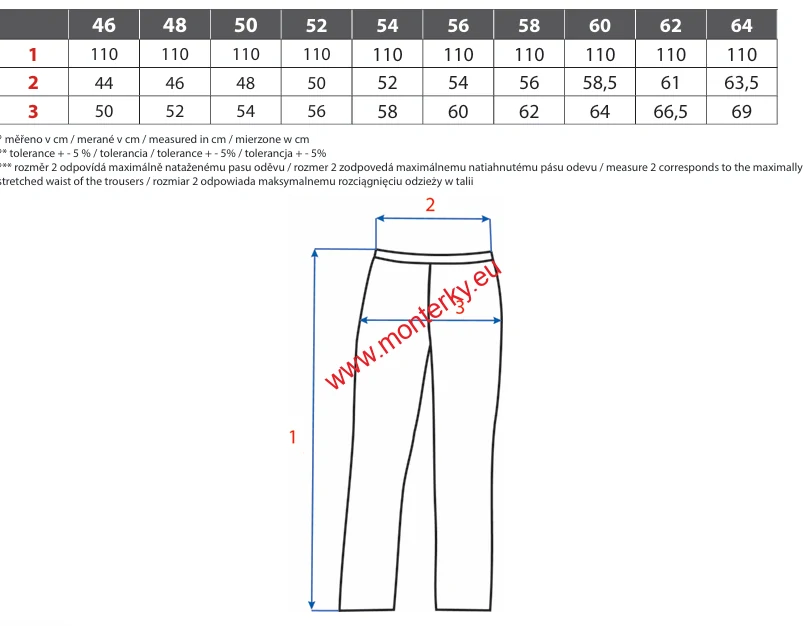 Kalhoty CXS TARREN, pánské, černé canis 1150-307-800