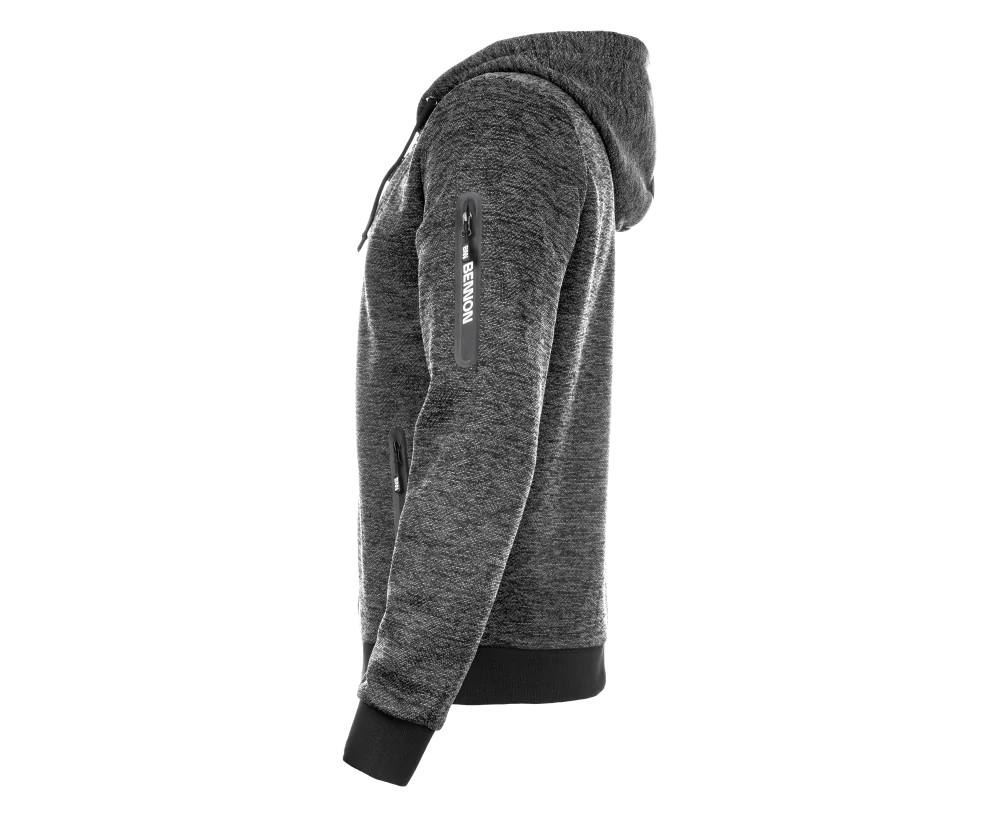 Mikina OLYMPOS Sweatshirt grey 0895170020 BENNON ŠEDÁ
