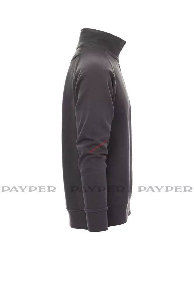 Mikina MIAMI+000001-0001 půlzip KOUŘOVÁ 13007 až 5XL
