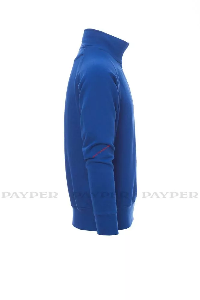 Mikina MIAMI+000001-0001 půlzip KRÁLOVSKÁ MODRÁ 09000 až 5XL