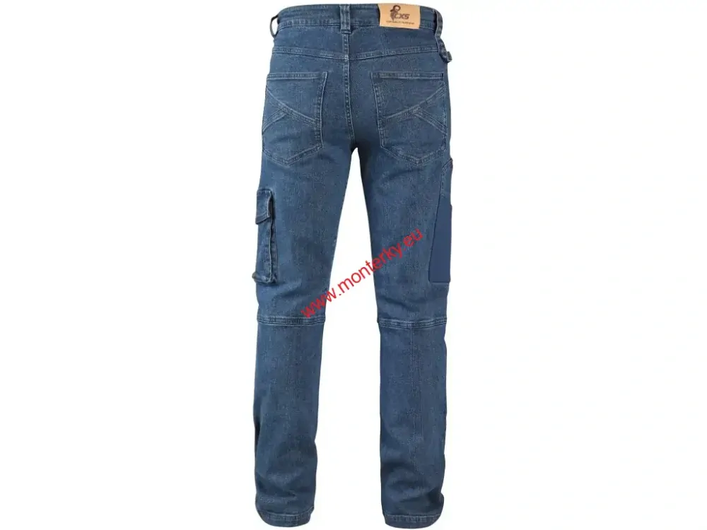 KALHOTY JEANS CXS ALBI, PÁNSKÉ, MODRÉ CANIS 1490-303-400