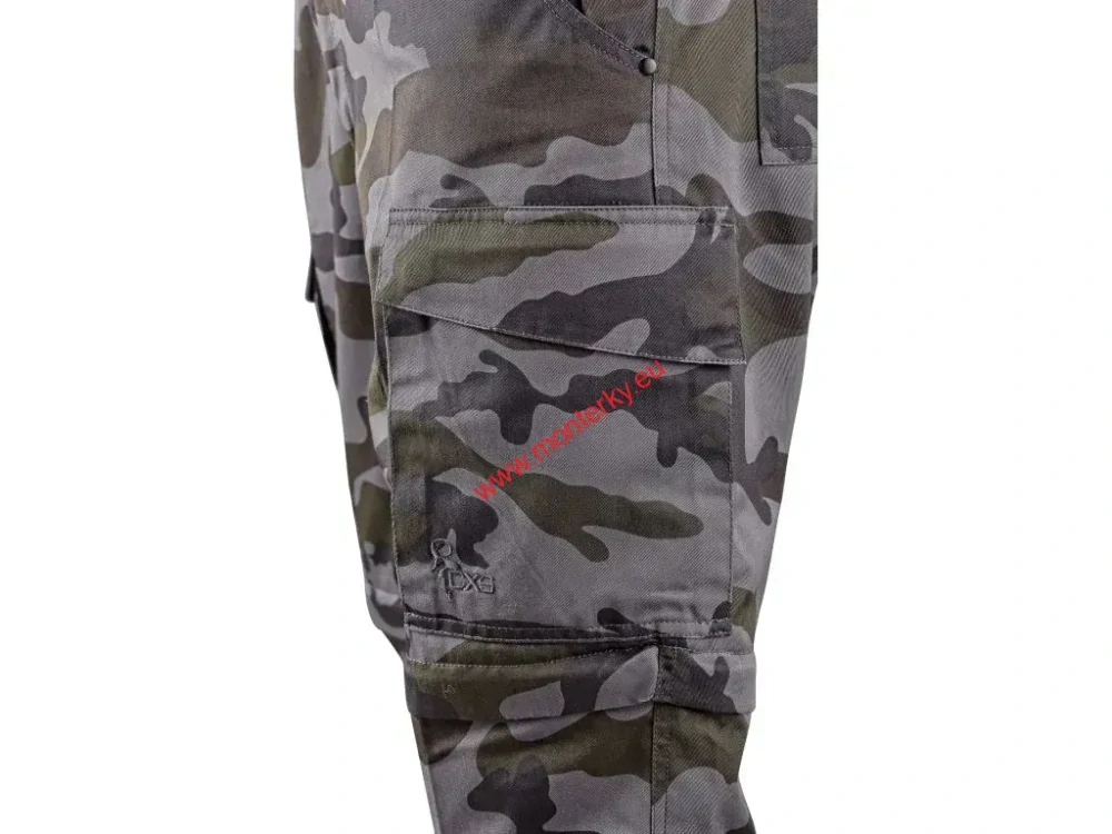 Kalhoty CXS CAMO, pánské, maskáčové, s odepínacími nohavicemi  1490-300-524