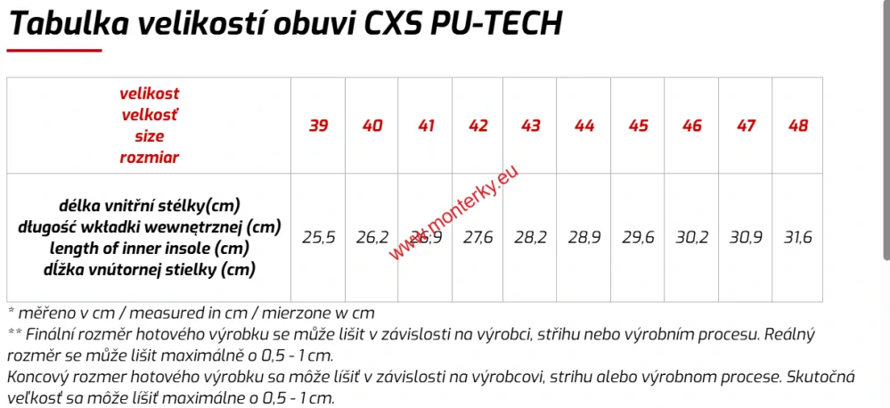 Obuv CXS PU-TECH ZIREX O2, polobotka canis 2124-028-810