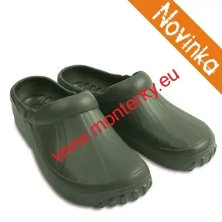 Dámské pantofle NEW EVA CLOG 4822 zelené 36-40