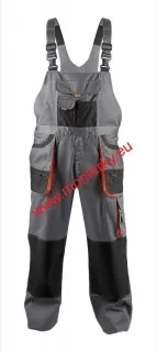 Montérky FF CARL BE-01-004 KALHOTY S LACLEM šedé 0302-0168-00