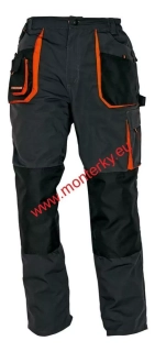 Montérky EMERTON kalhoty 0302-0036-90 šedo-černé,Doprodej poslední 1-2 ks od velikosti