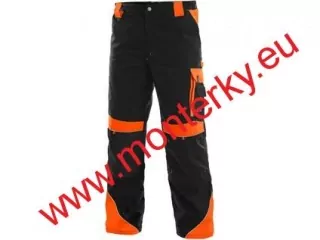 Pánské kalhoty SIRIUS BRIGHTON, černo-oranžová 1020-001-803