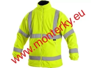Bunda výstražná PRESTON fleece 1115-023-150 žlutá