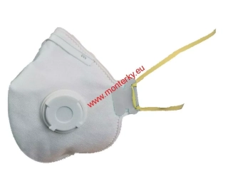 FILTRAČNÍ POLOMASKA CXS SPIRO P1, HY8212, SKLÁDACÍ S VENTILKEM 4510-002-000-00
