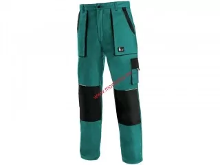 Pánské kalhoty CXS LUXY JOSEF,1020-006-510 zeleno-černé
