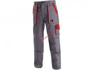 Pánské kalhoty CXS LUXY JOSEF,1020-006-705 šedo-červené 