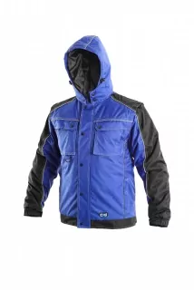 Bunda IRVINE, zimní, pánská, modro-černá 1210-001-411