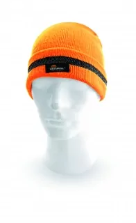 Reflexní čepice zimní KEADY,1115-003-200-00 oranžová