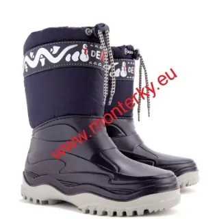 Dětská zimní obuv FROST 0376 A modré