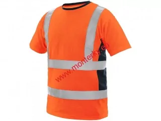 Tričko EXETER, výstražné, pánské,1113-020-205 oranžové