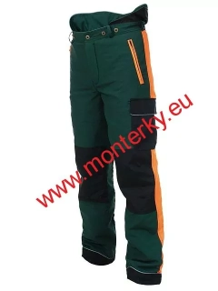 Kalhoty protipořezové Scilar do pasu SCILAR zelené ZELENÉ FW7963 P0022182 48-66