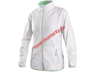 Mikina GRANBY LADY, dámská, fleece, 1510-051-107 bílo - zelená Doprodej poslední 1-2 ks od velikosti