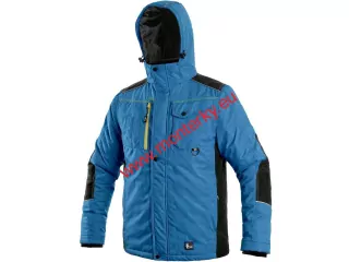 Bunda CXS BALTIMORE, pánská, středně modrá - černá 1210-096-440